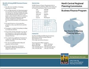 NCRPC Business Finance Brochure
